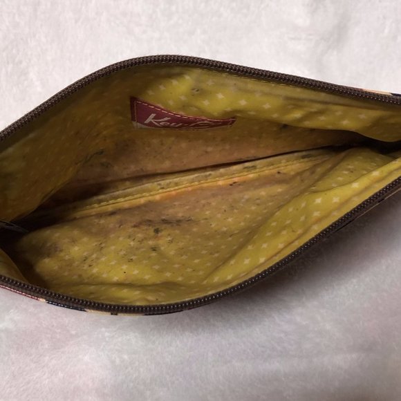 Fossil Key-per Coated Cotton Large Envelope Clutch - Picture 3 of 4